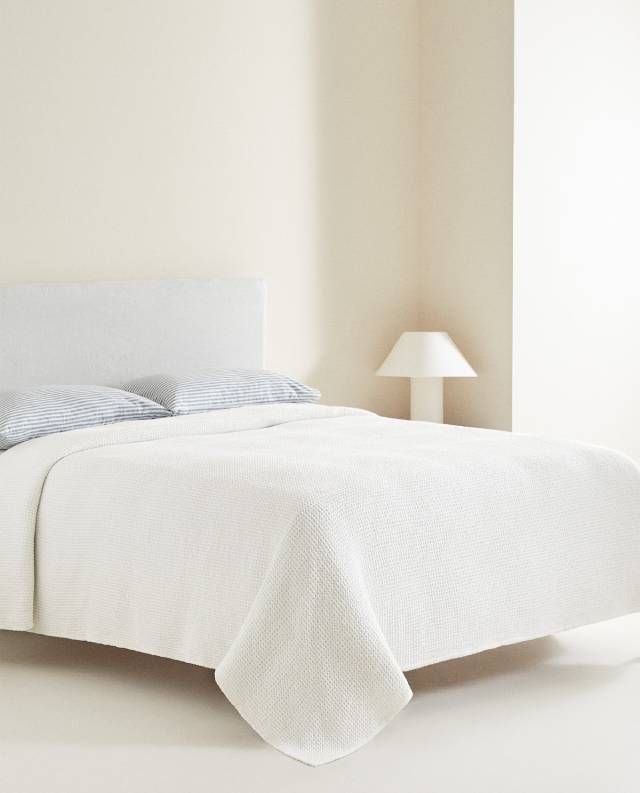 colcha waffle zara home