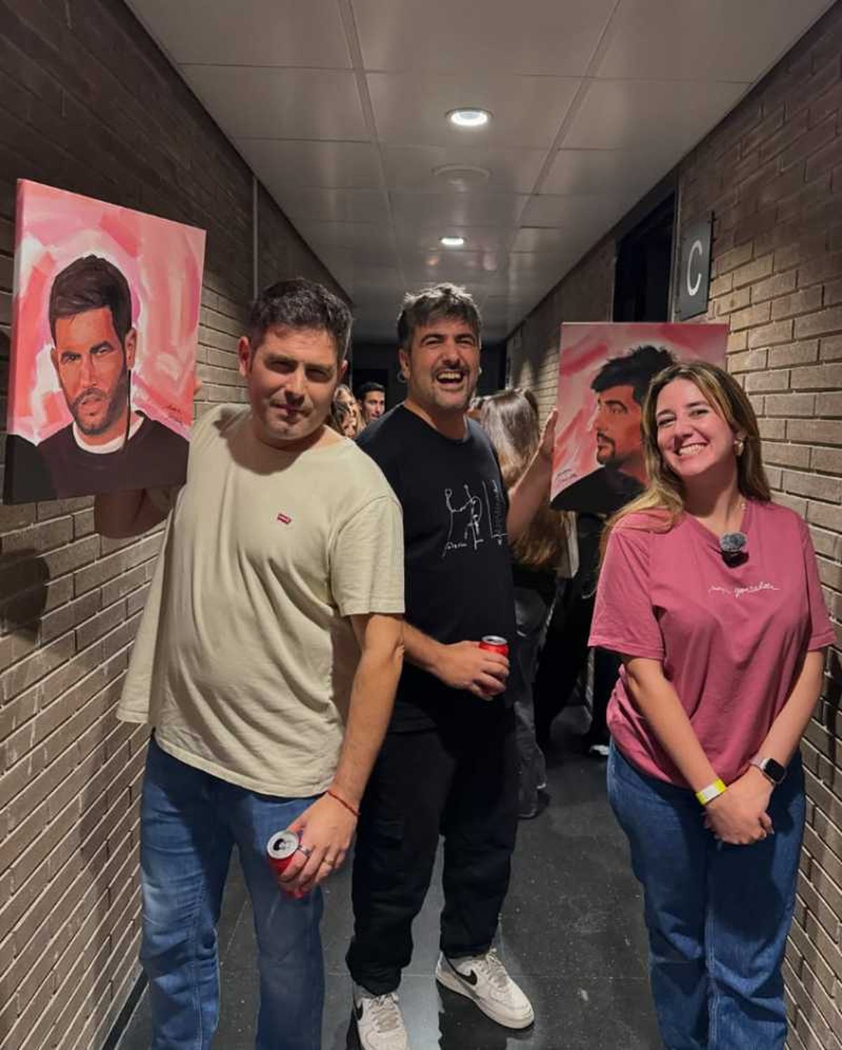 Esther Moya con Estopa.