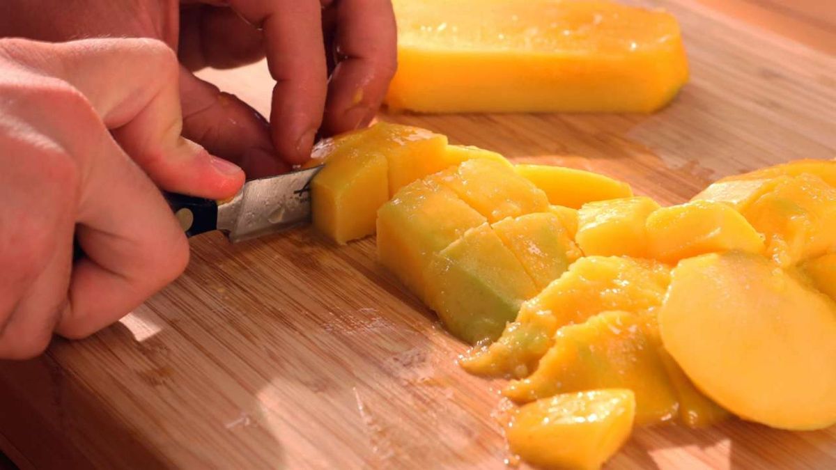 Lassi de mango   Paso 1