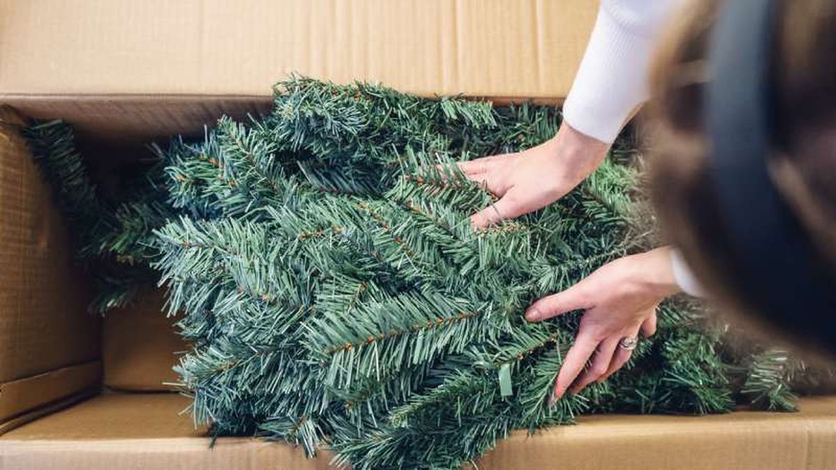 Asegúrate de precintar y aislar correctamente la caja del árbol de Navidad