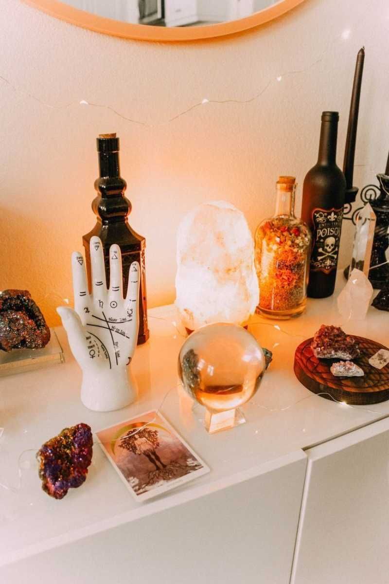 Decoración esotérica aesthetic.