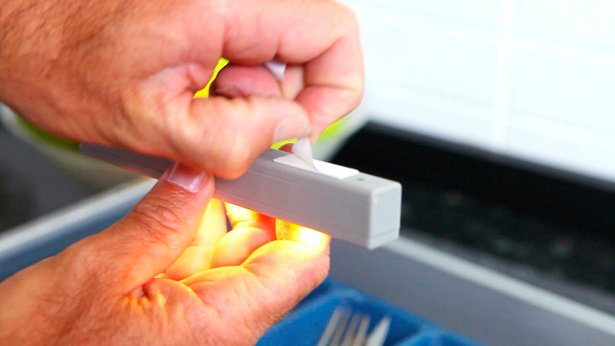 Iluminación automática de cajones paso 3