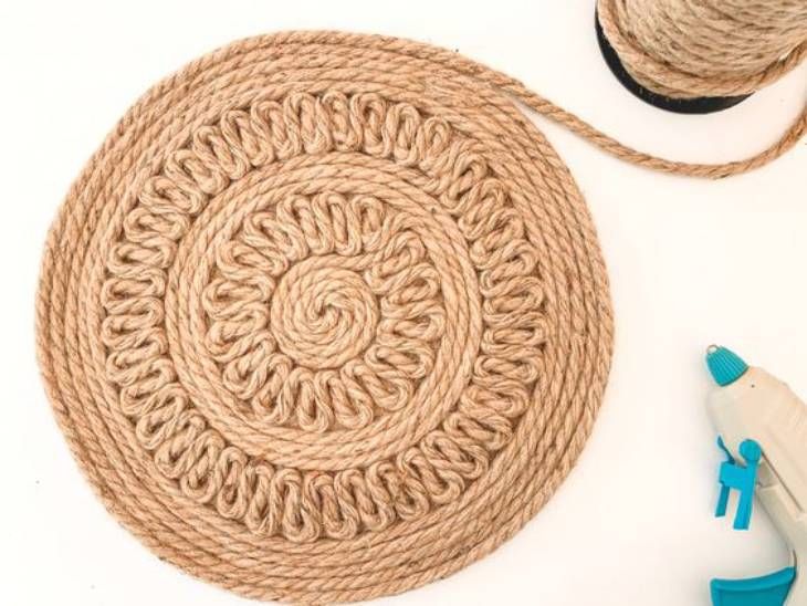plato fibras naturales formas originales cuerda pinterest Oriental Trading