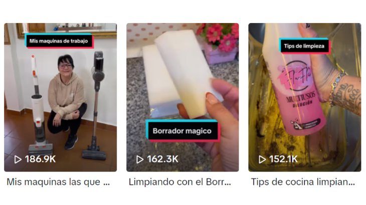 Yolanda Herrera en su cuenta de Tiktok (@yolandavaquitayoli)