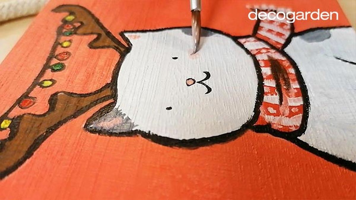 adorno navidad madera kawaii paso 7