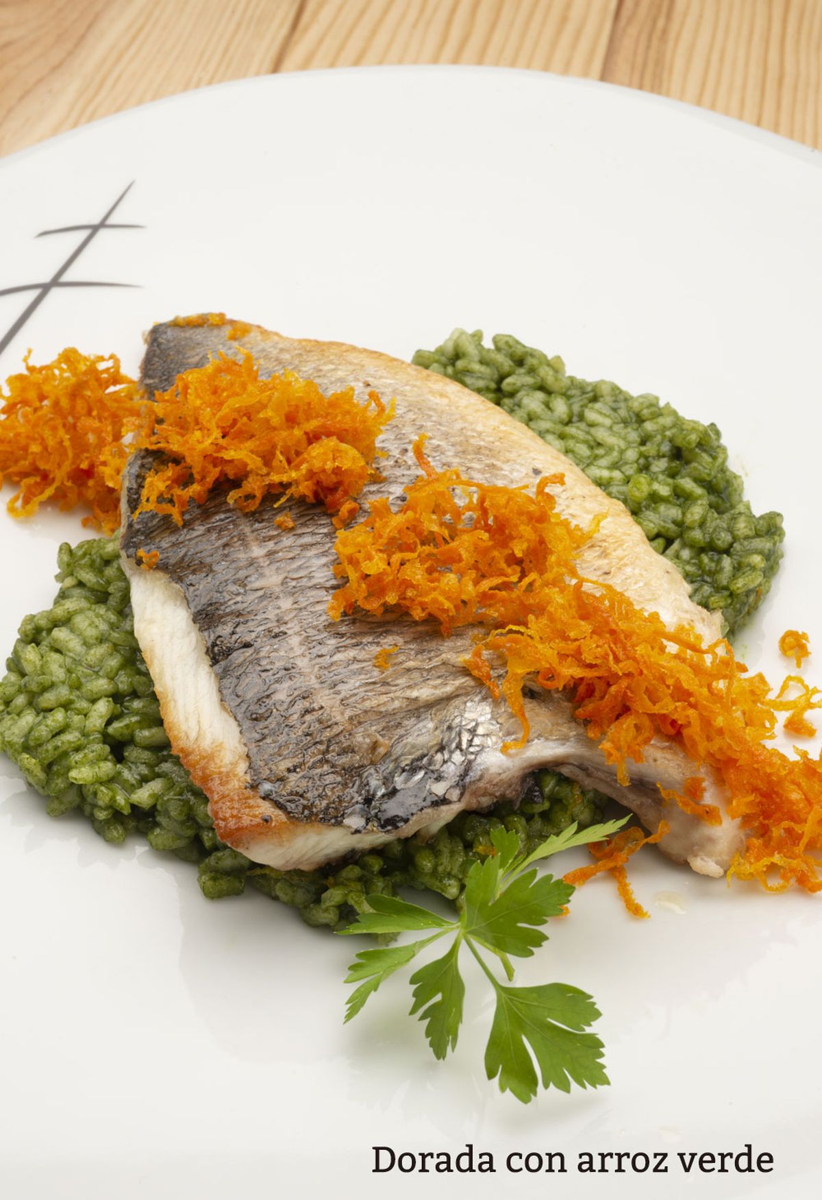 dorada arroz vertical