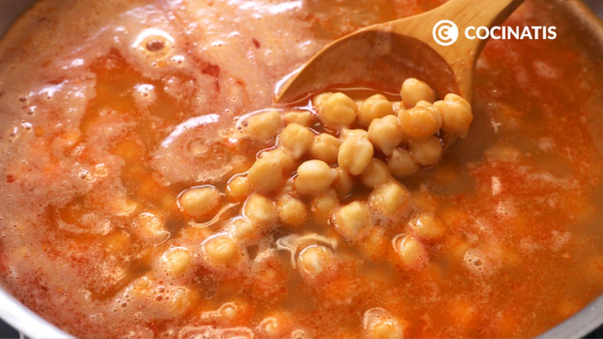 CTIS1013 receta garbanzos con langostinos paso 2