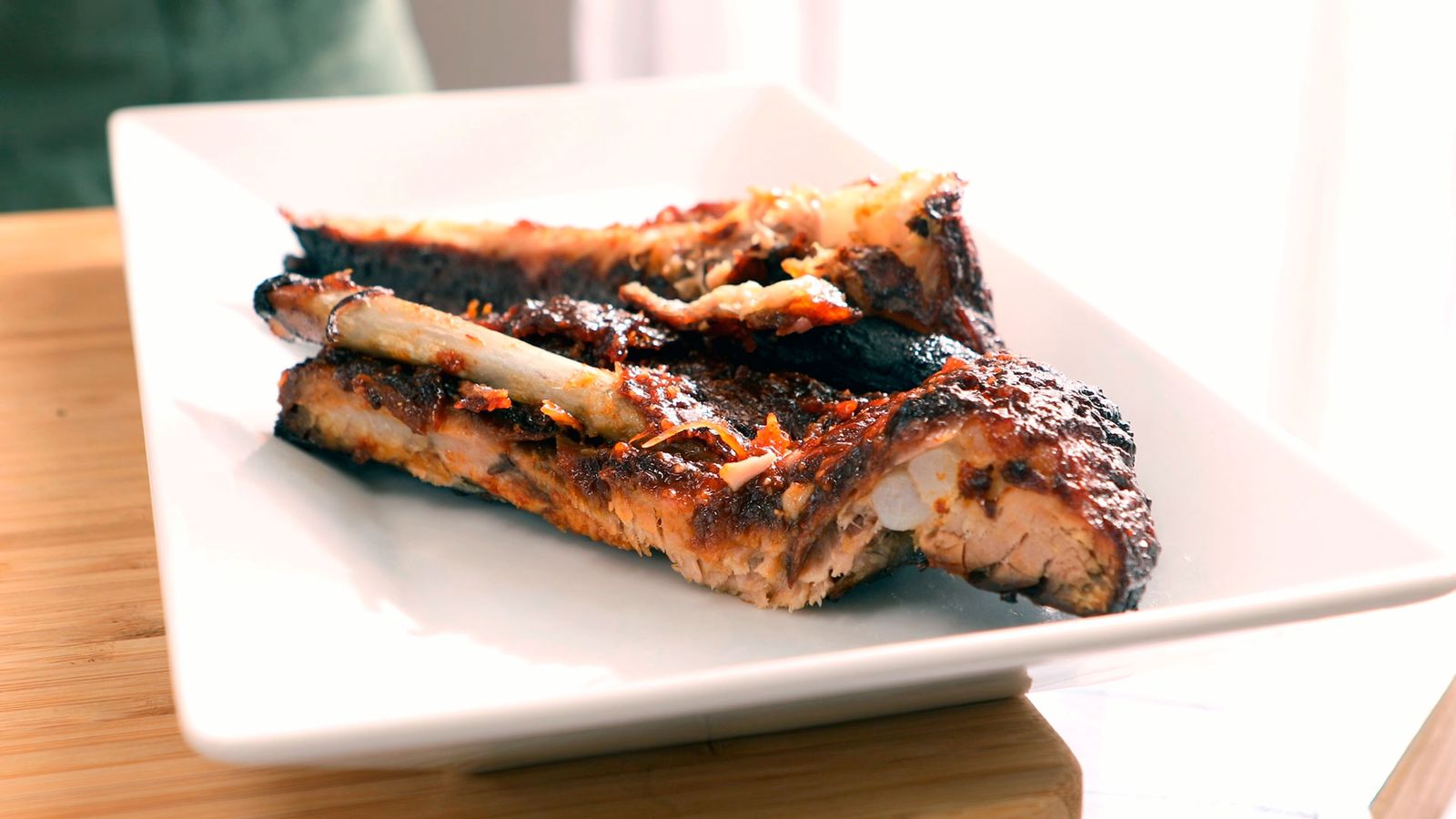 Costillas barbacoa al horno