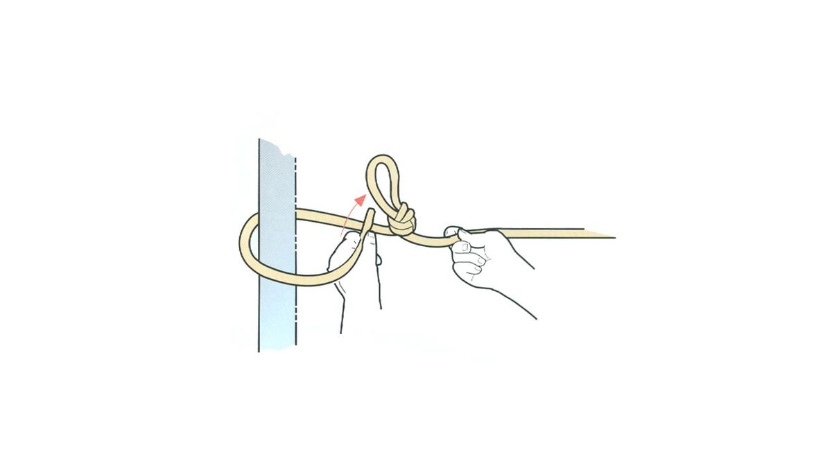 Cómo hacer un nudo para la cuerda de tender la ropa 2