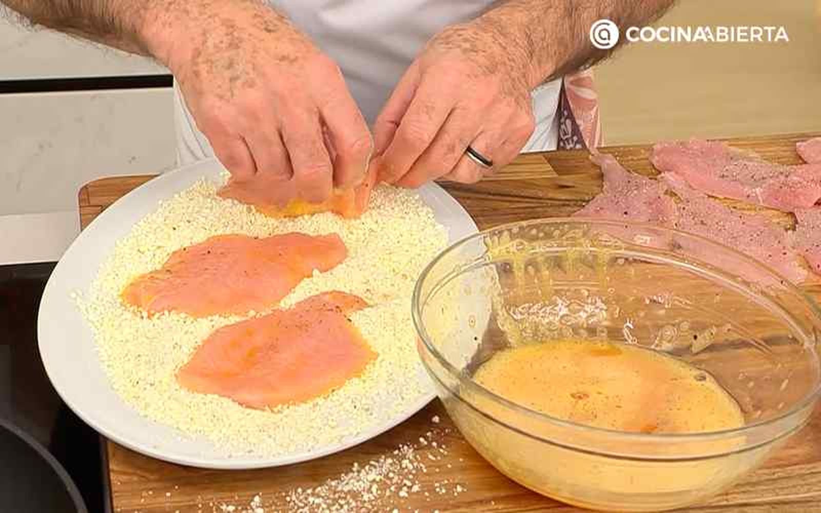 Reboza los filetes