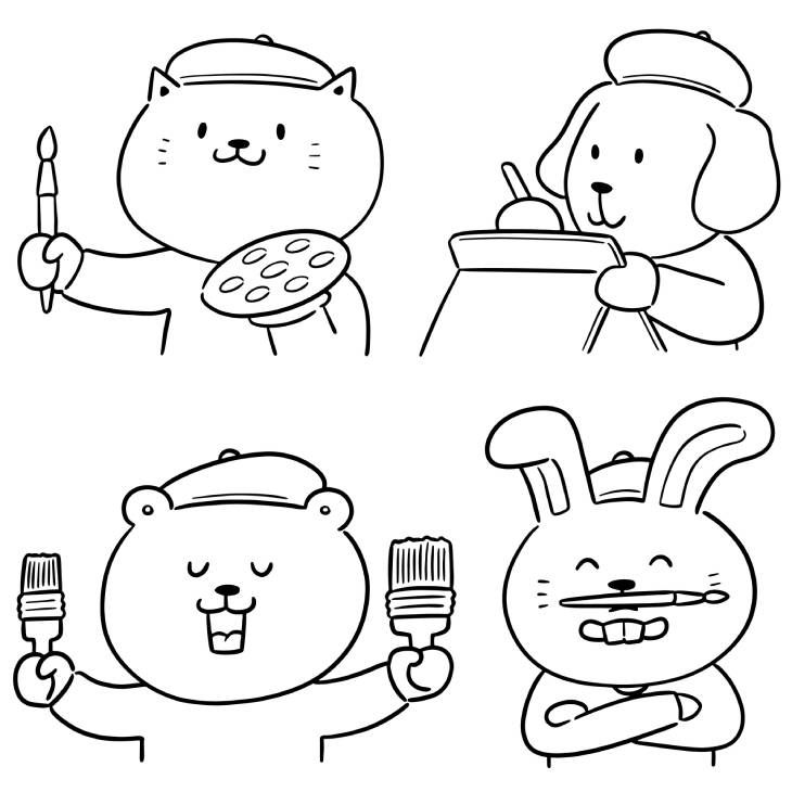 animales kawaii