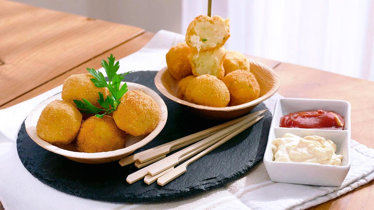 Croquetas de patata y bacalao   Paso 7
