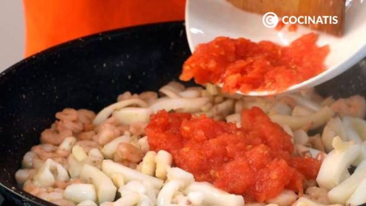 Receta de arroz del señoret o senyoret  paso 4