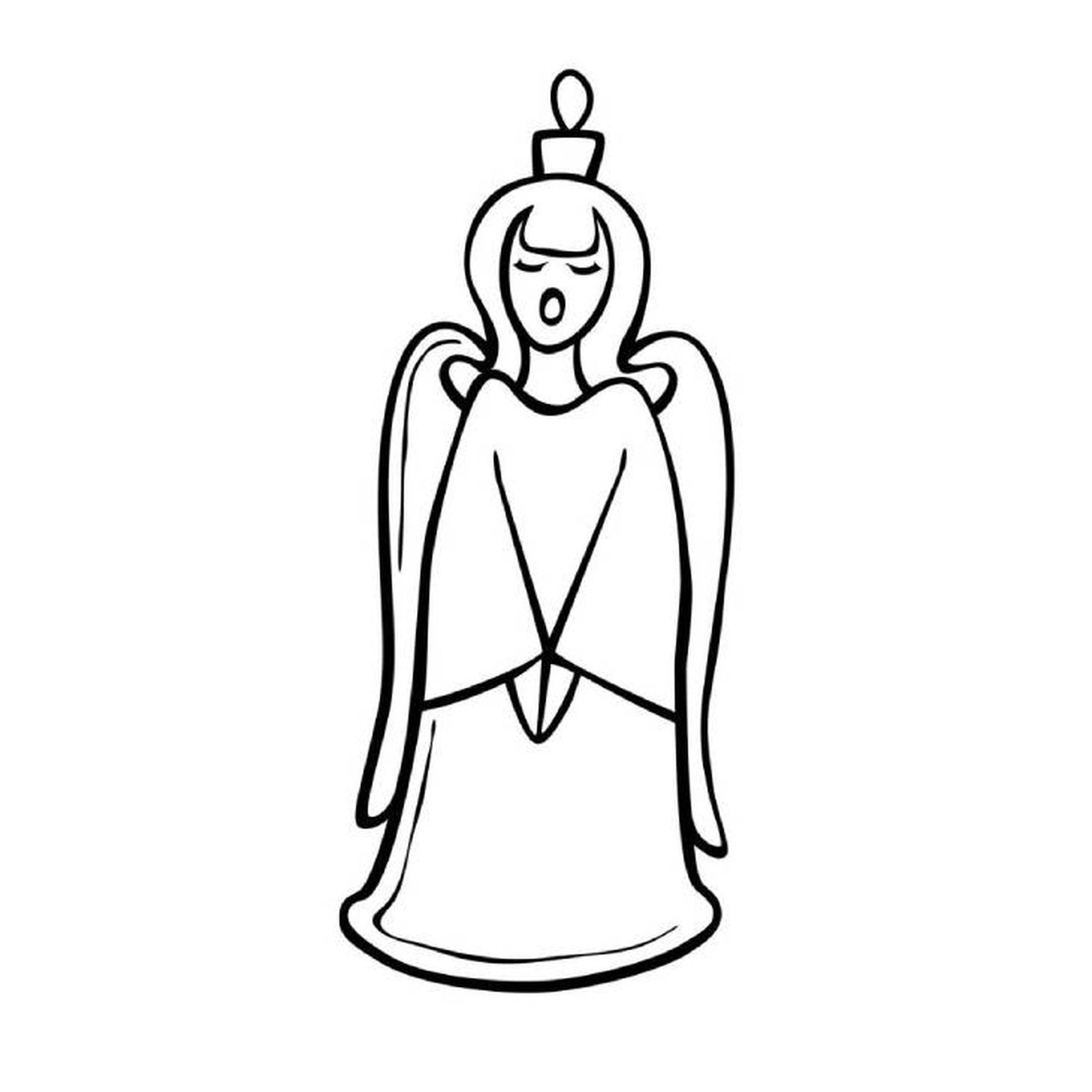 bola navidad angel 5