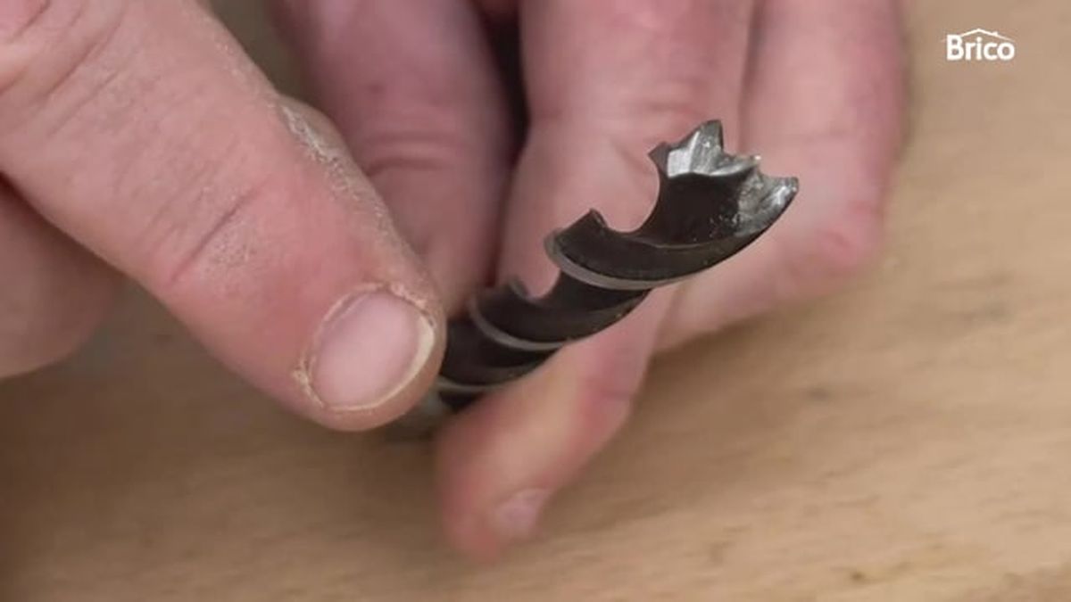 como afilar una broca para madera paso 2