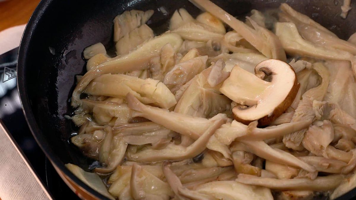 Receta de champiñones  paso 2