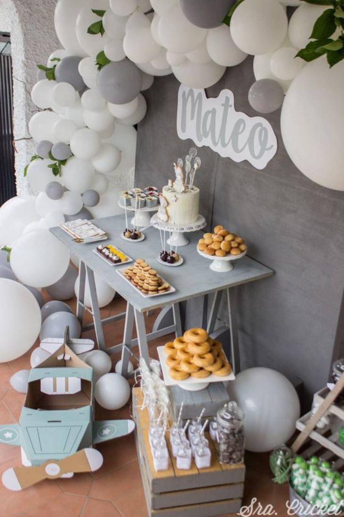 decoración bautizo casa mesa 3