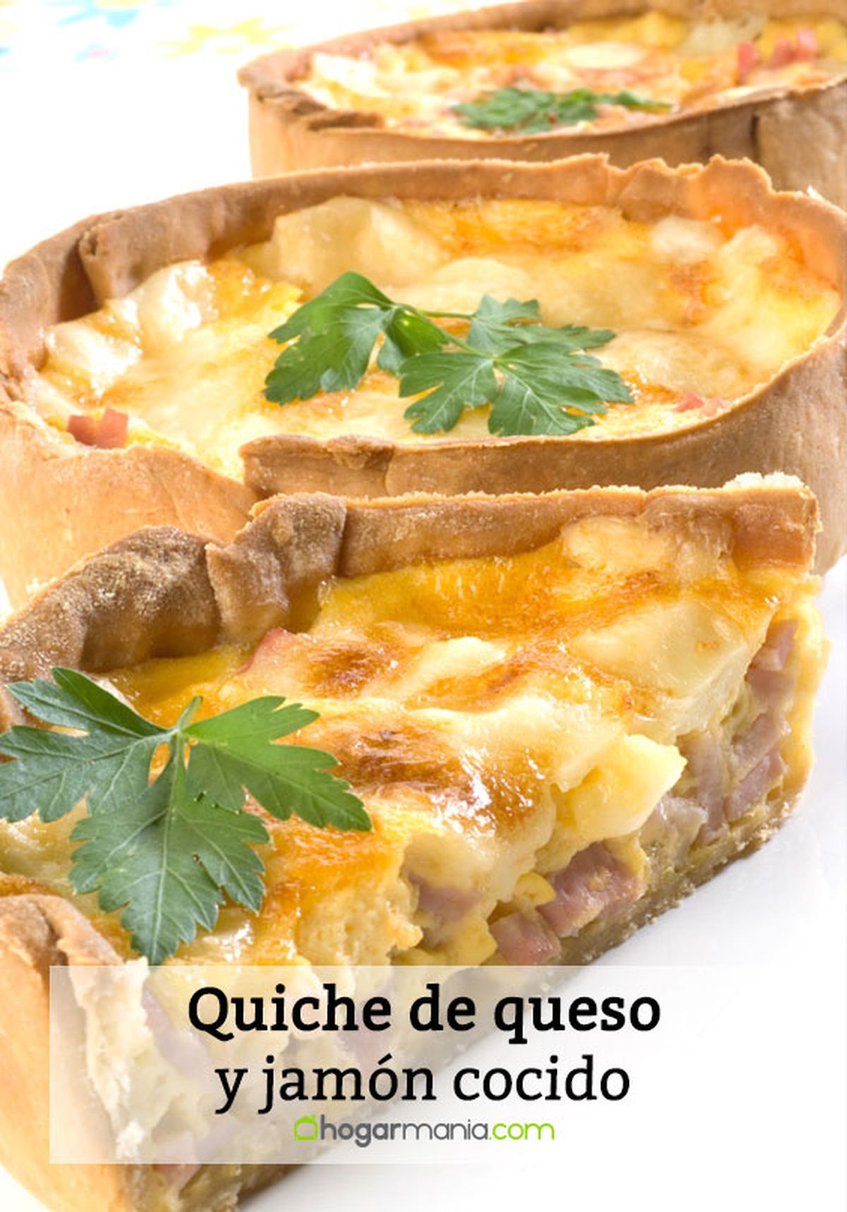 quiche queso jamon pin