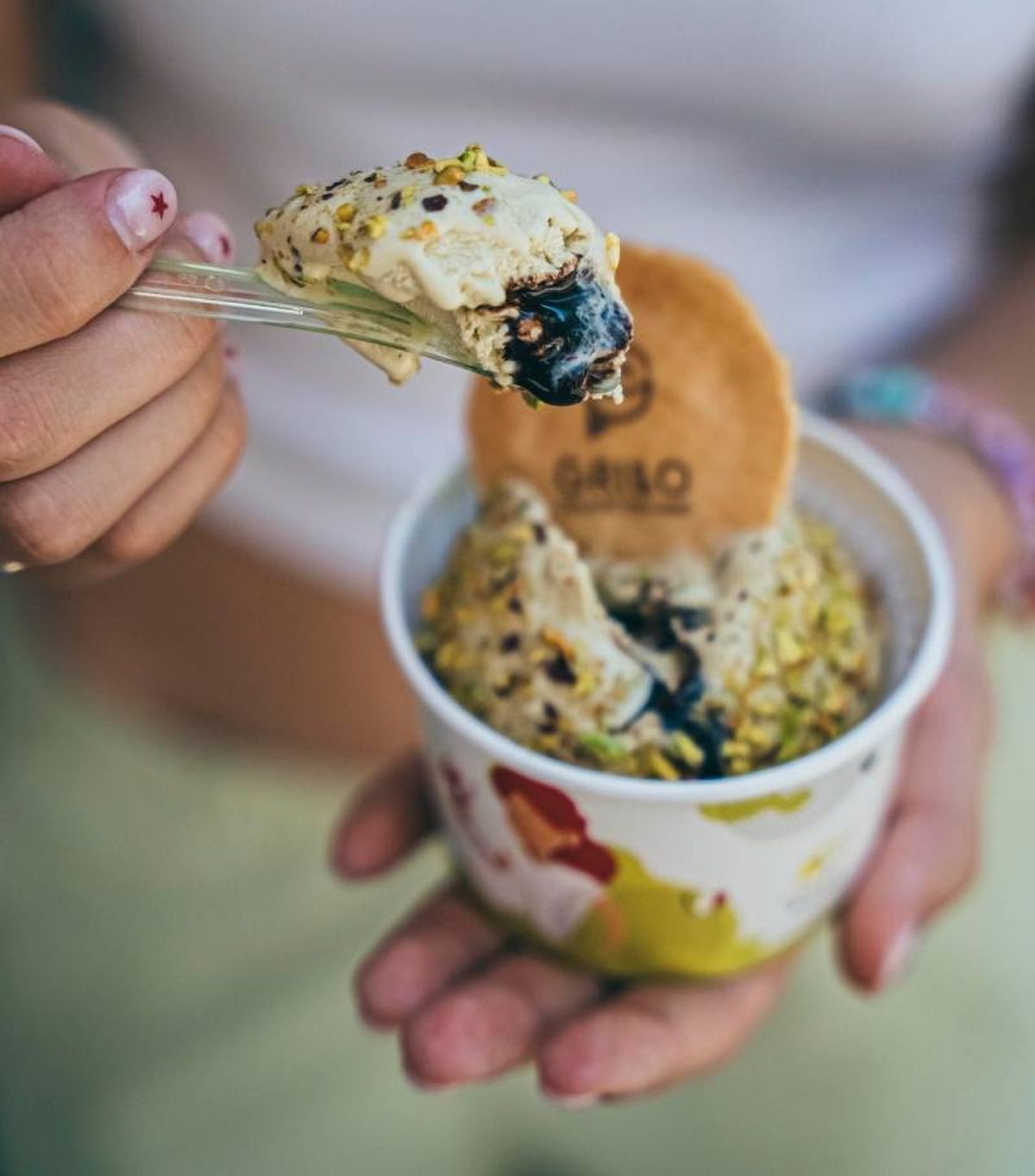 Helado Tartufo dHelado Tartufo, otro de sus sabores de éxito