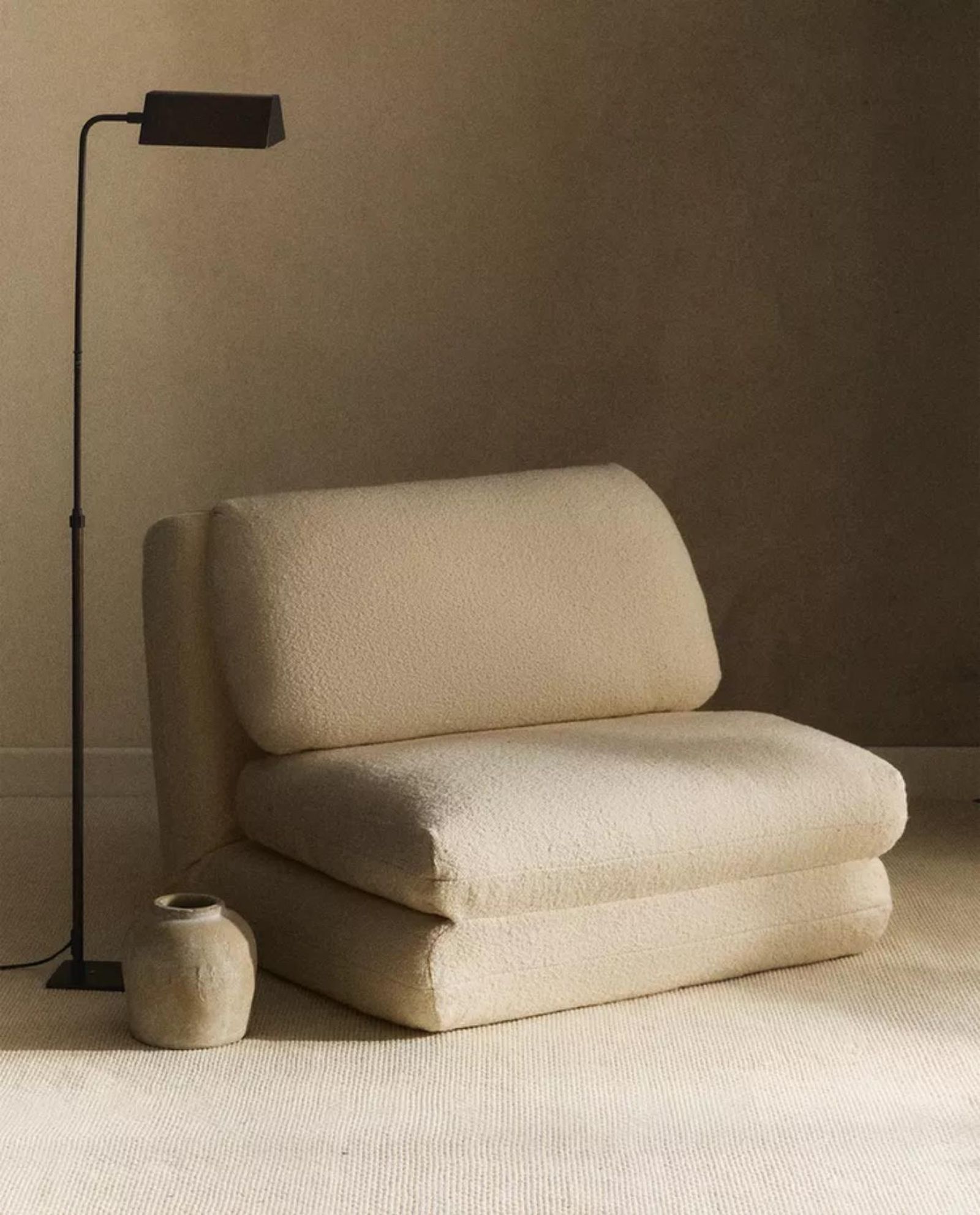 Sofá cama modular.