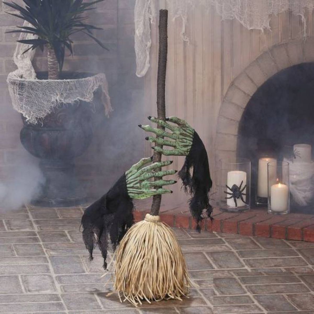 decorar escoba halloween manos de bruja   sweety high