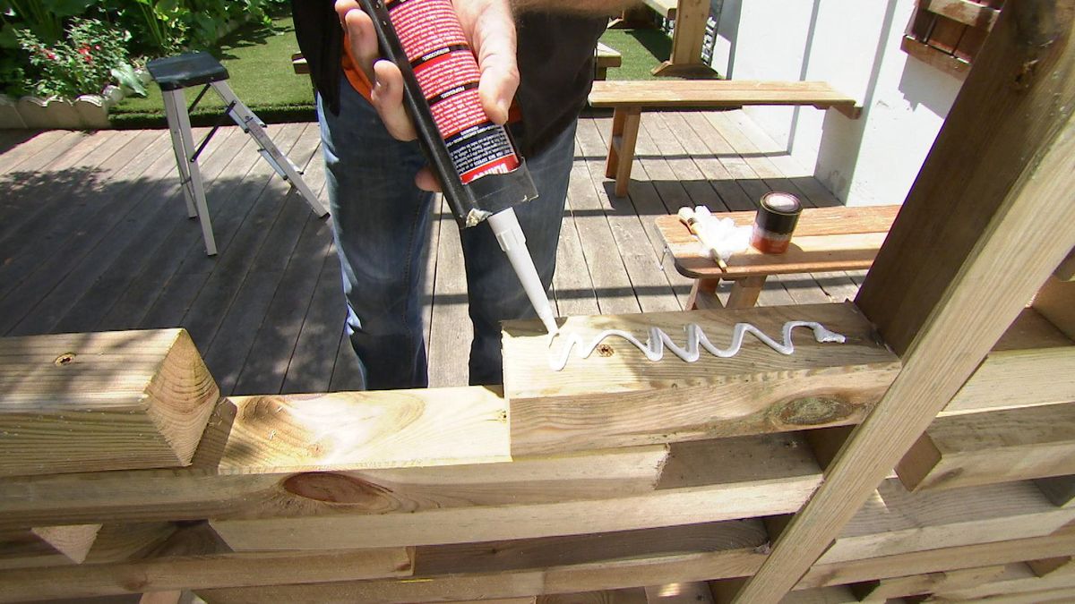 Murete de madera paso 10