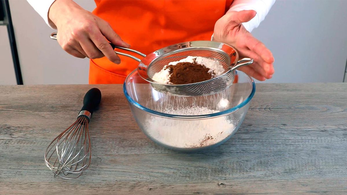 Receta de crepes red velvet para San Valentín  paso 1