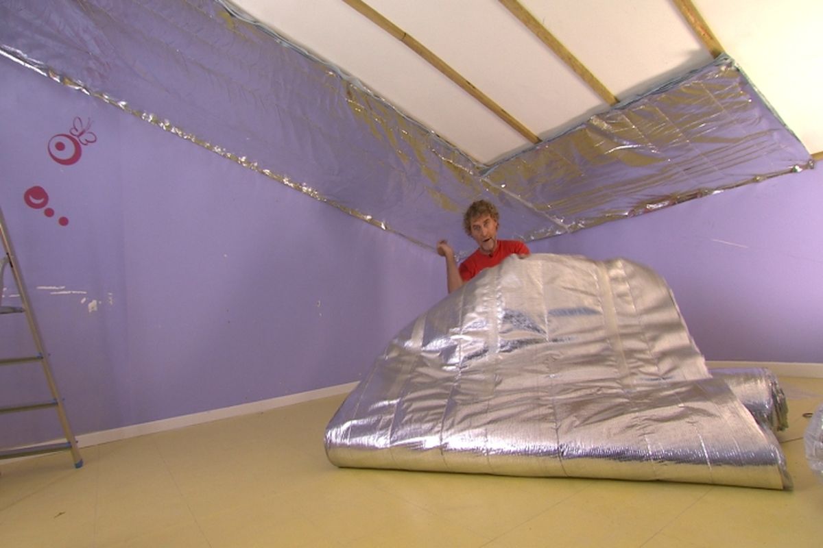 Aislamiento de buhardilla paso 10