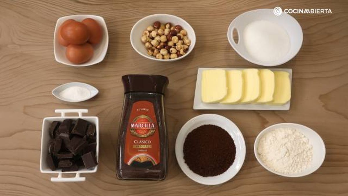 Brownie chocolate cafe ingredientes