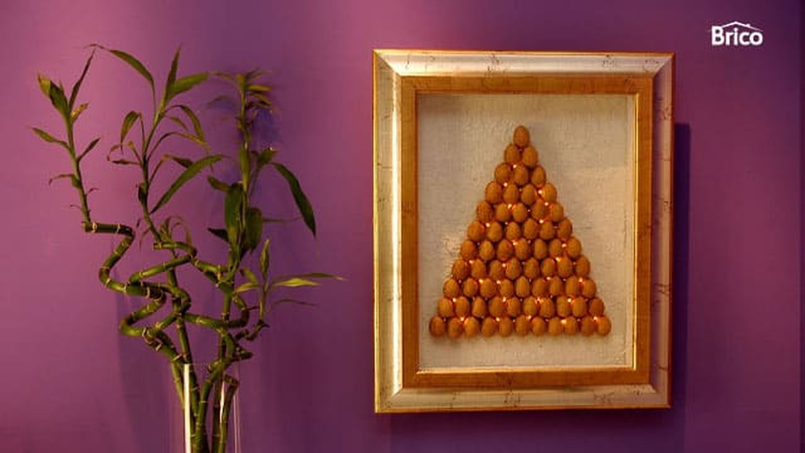 arbol de navidad en la pared paso11
