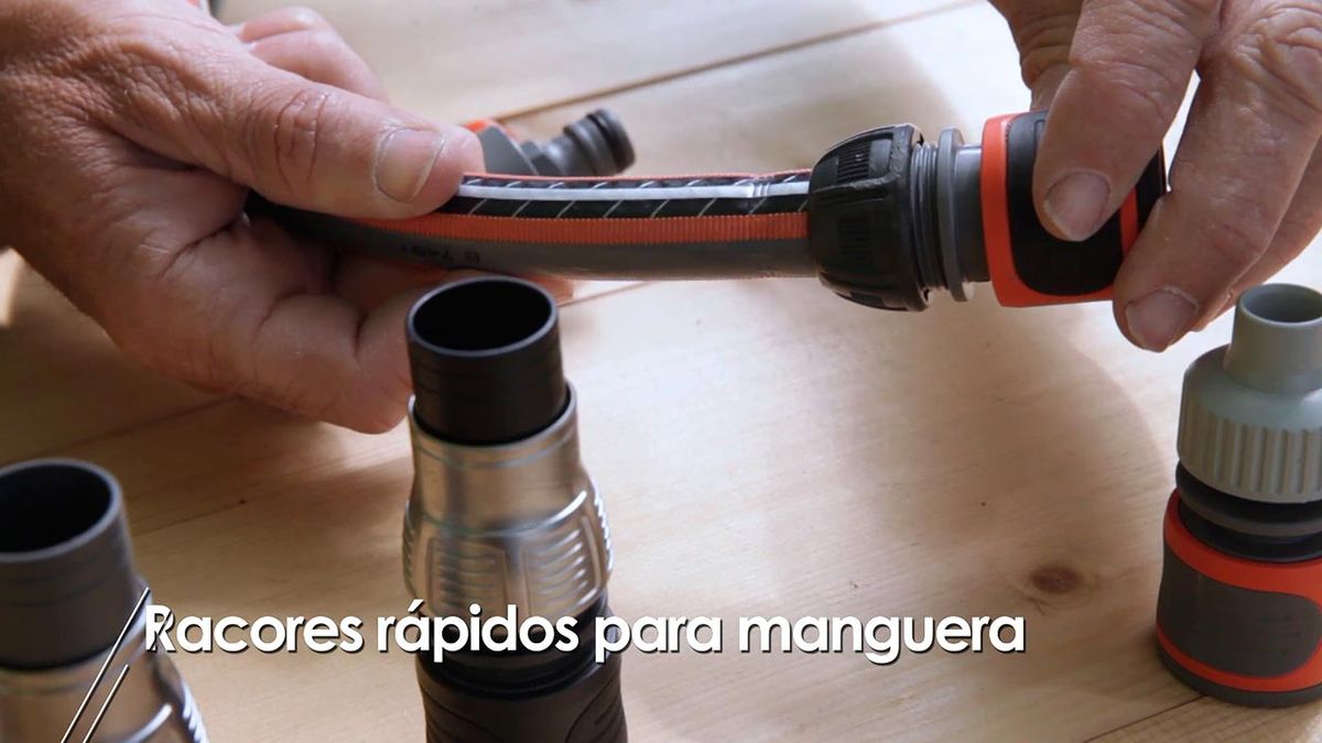 Rácores o conectores rápidos para manguera paso 6