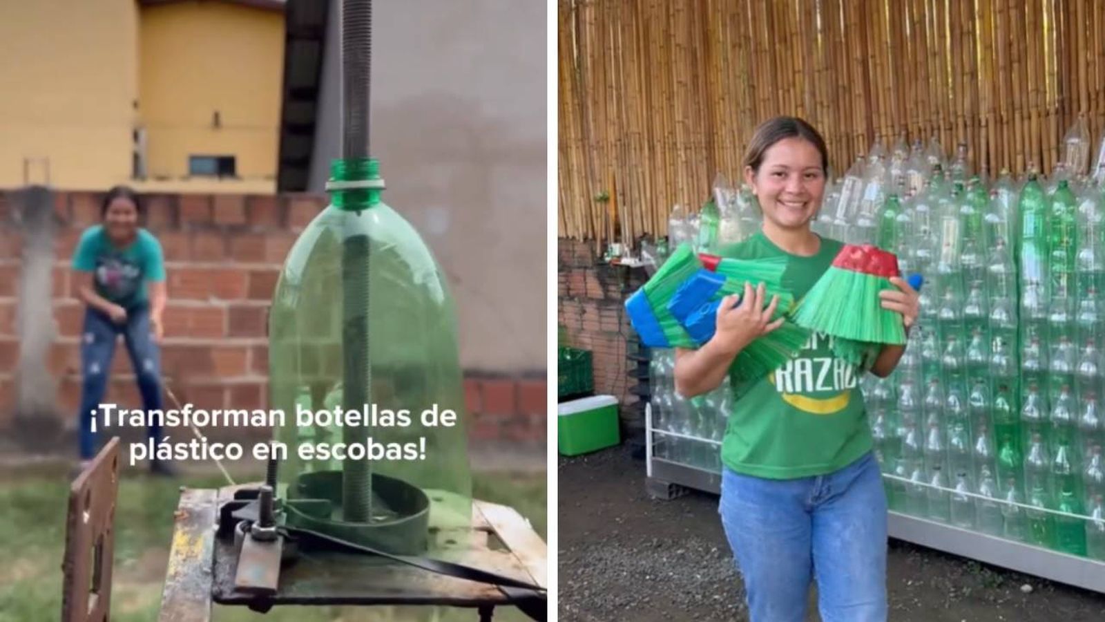 Proyecto ecológico de @meninadasvassouras en Brasil