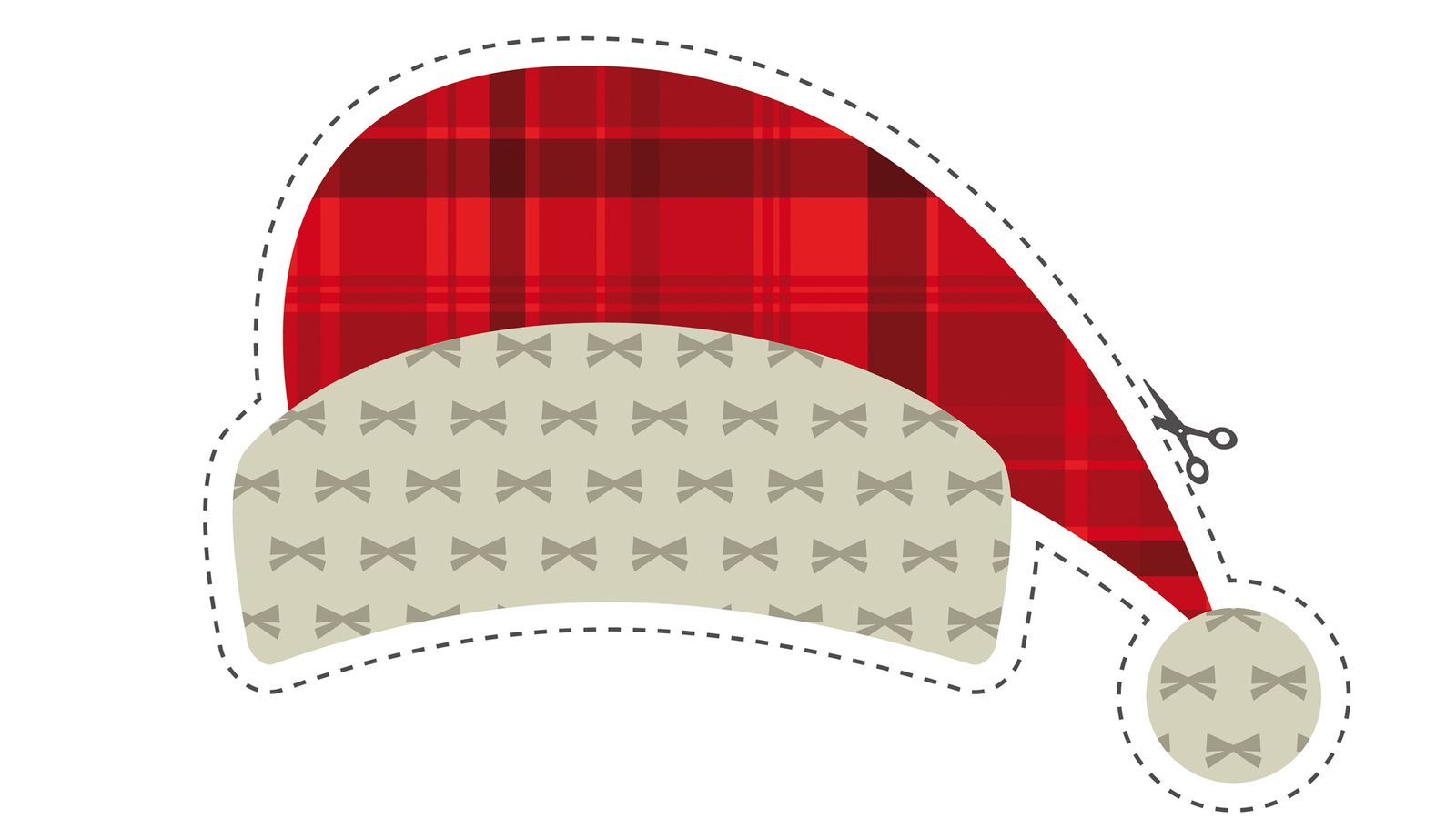 gorro navidad para photocall casero