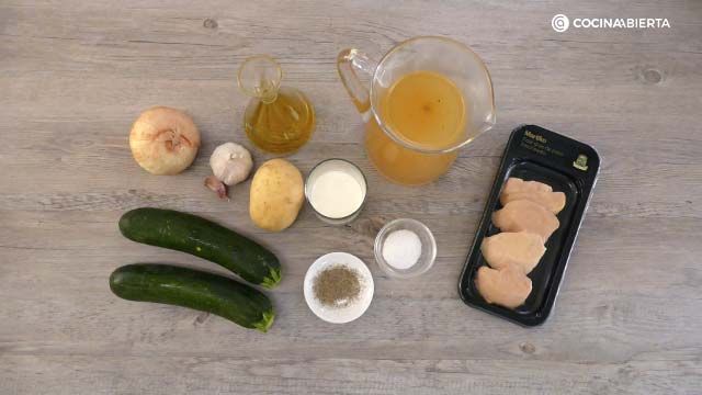 CTIS0932 receta crema calabacin foie gras pato ingredientes