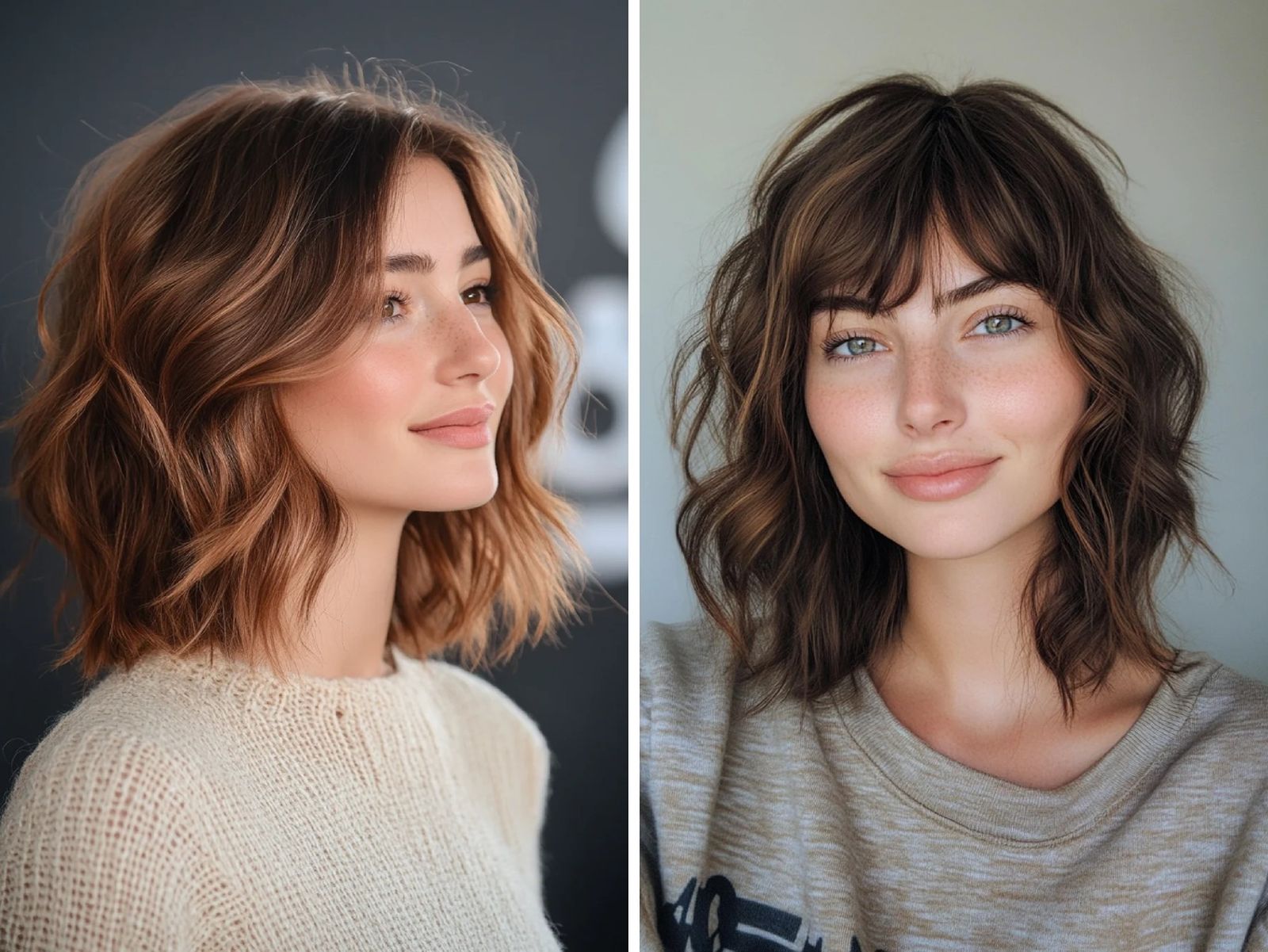 Cortes de pelo de media melena 2025 / Fotos: Pinterest