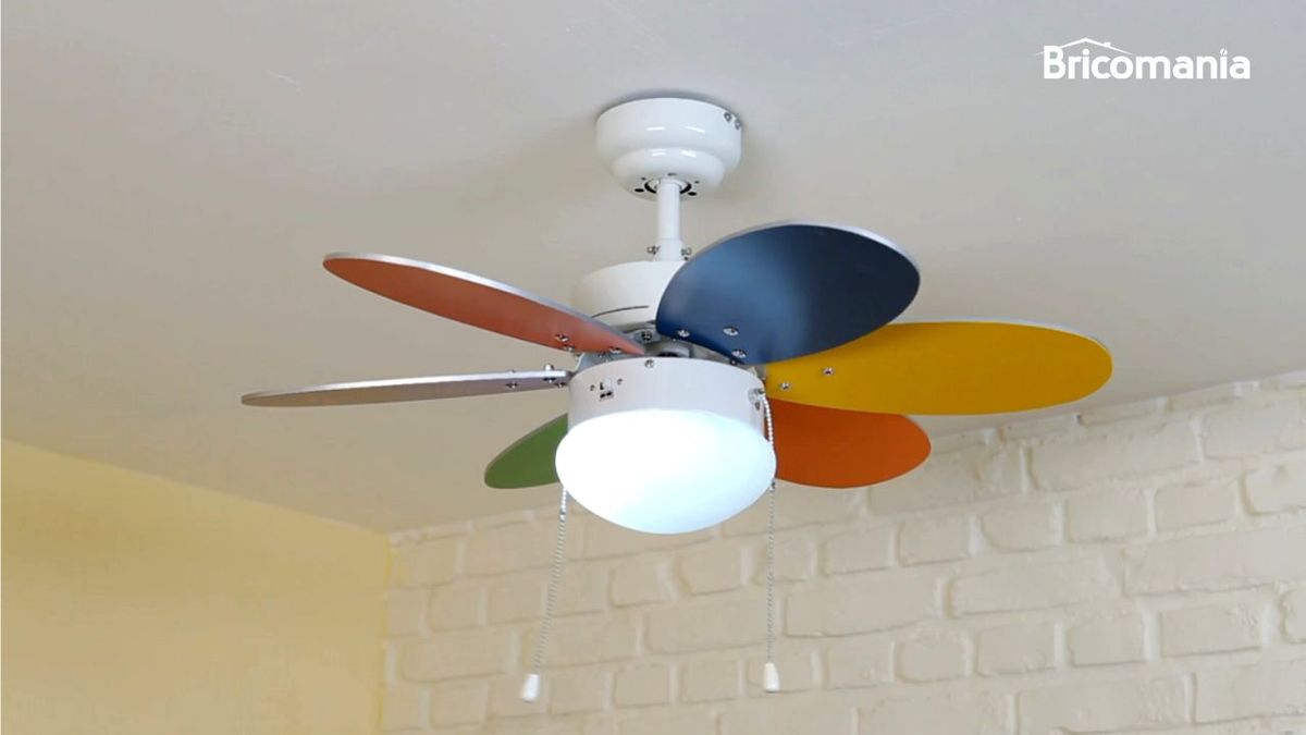 Ventilador de techo con luz