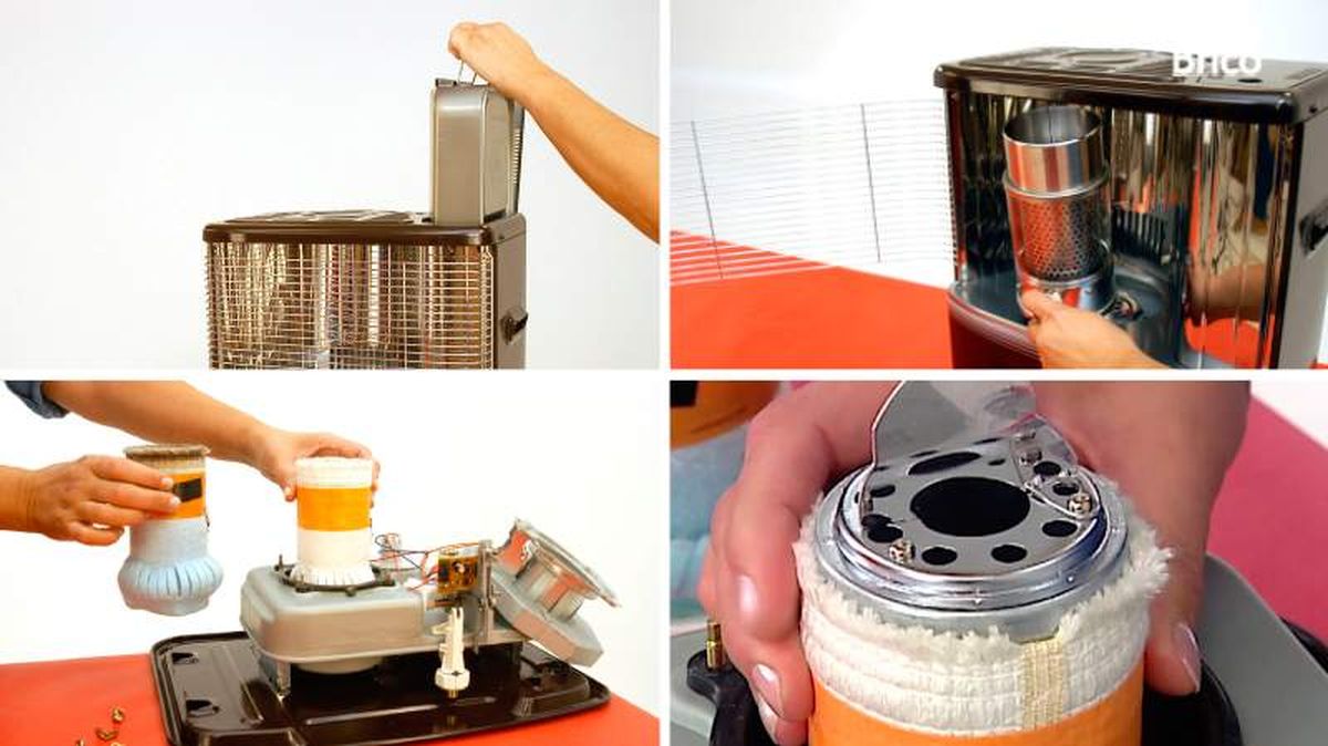 Pasos para cambiar la mecha de una estufa de parafina