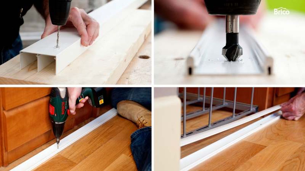 Fijar el carril inferior y superior