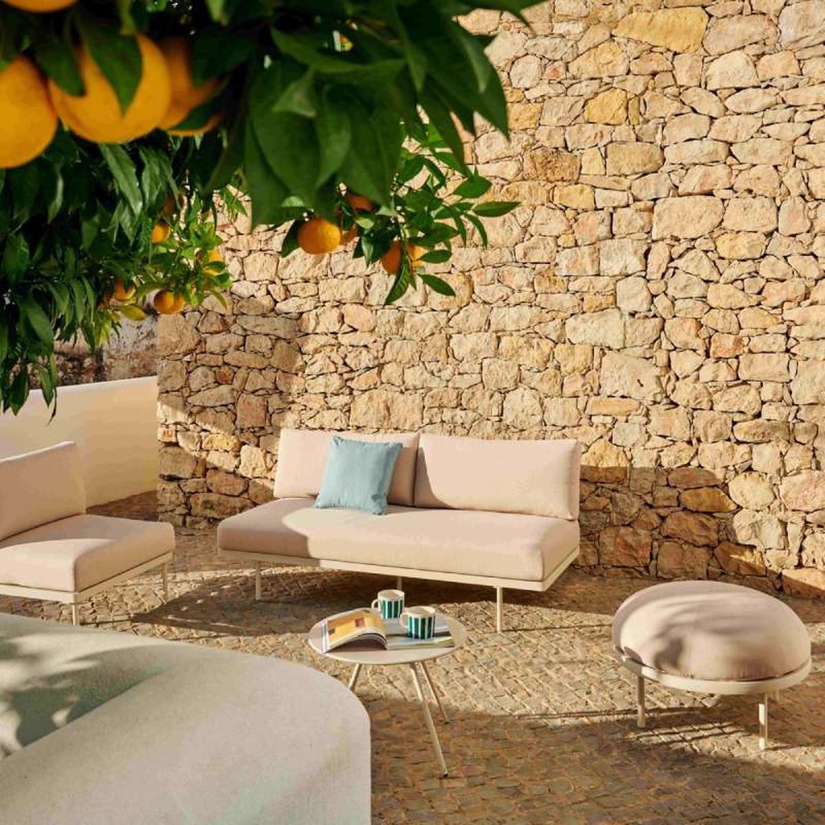 Conjunto de muebles de exterior Lounge.