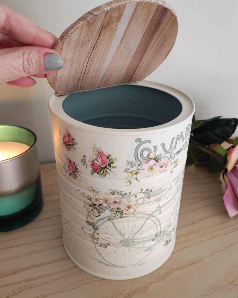 ideas reutilizar lata aluminio papelera
