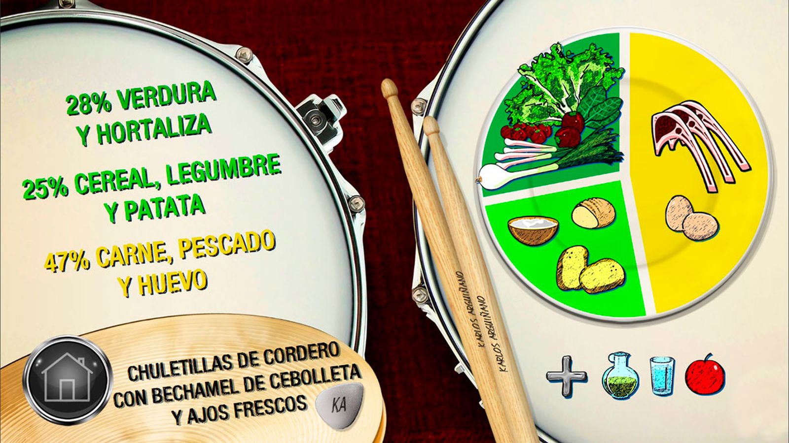 garbanzos chorizo plato