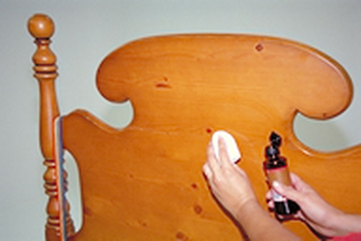 Reparar cabecero de cama de madera paso 3