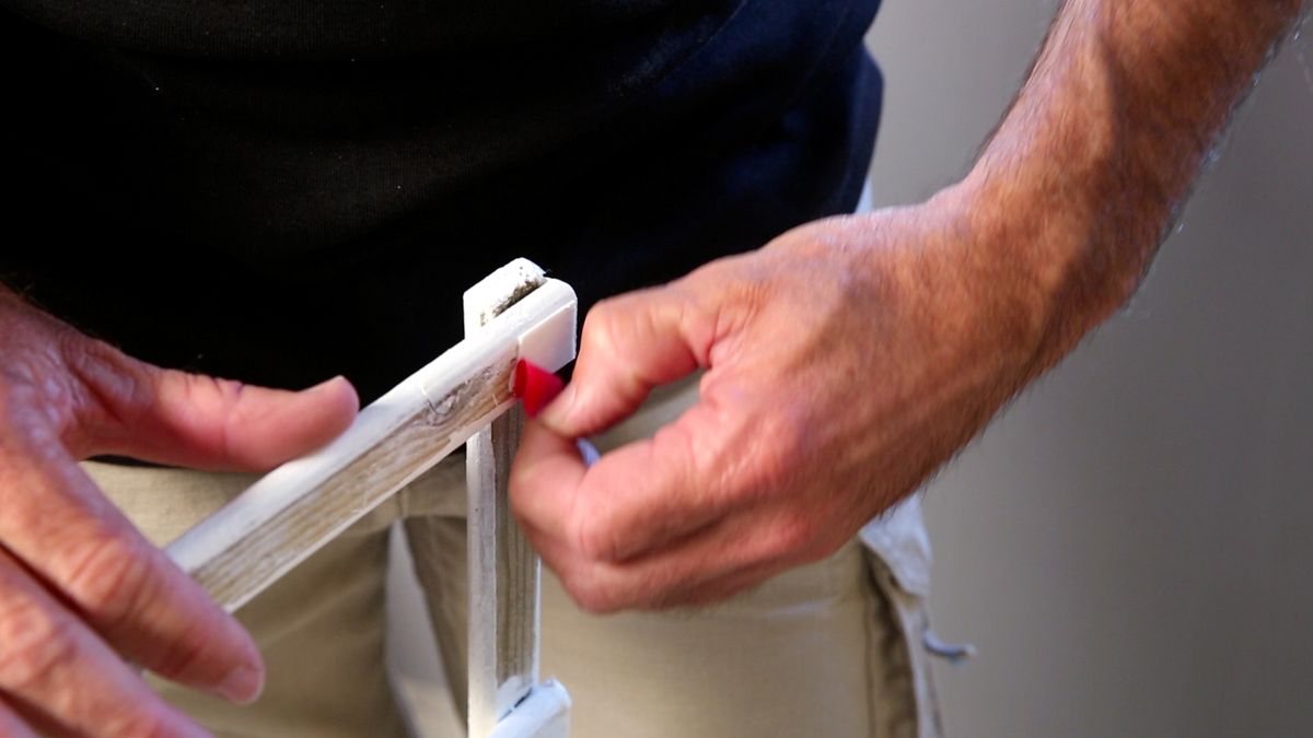 Hacer cabecero con una celosía paso 6