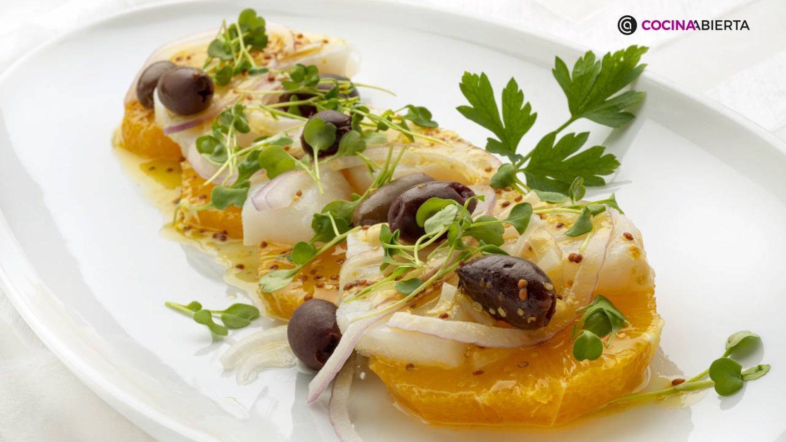 ensalada bacalao naranja