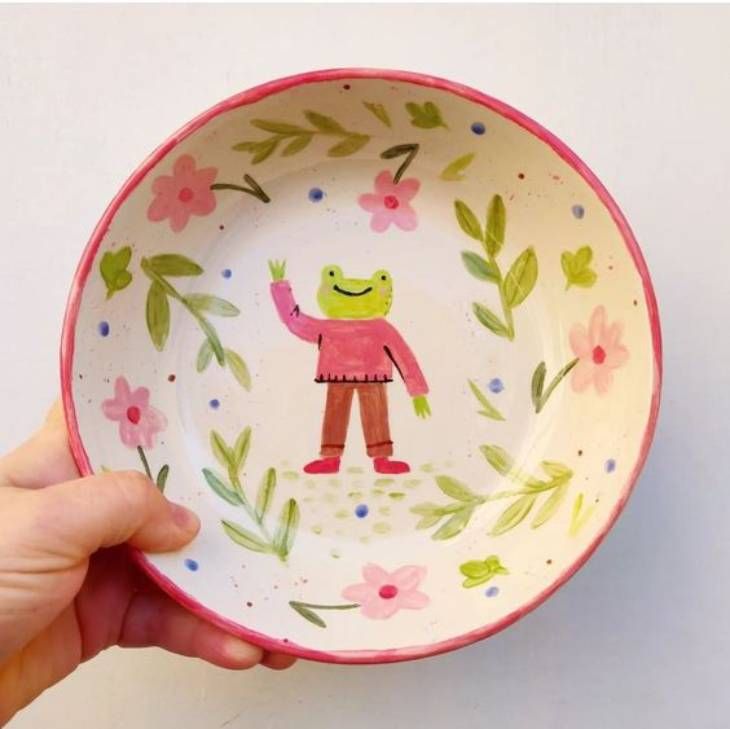 pintar vajilla dibujos infantiles pinterest Rebecca D ♡