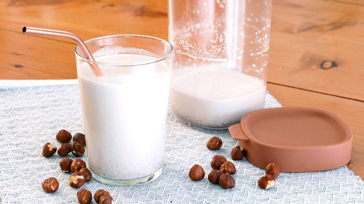 Receta de bebida de avellanas