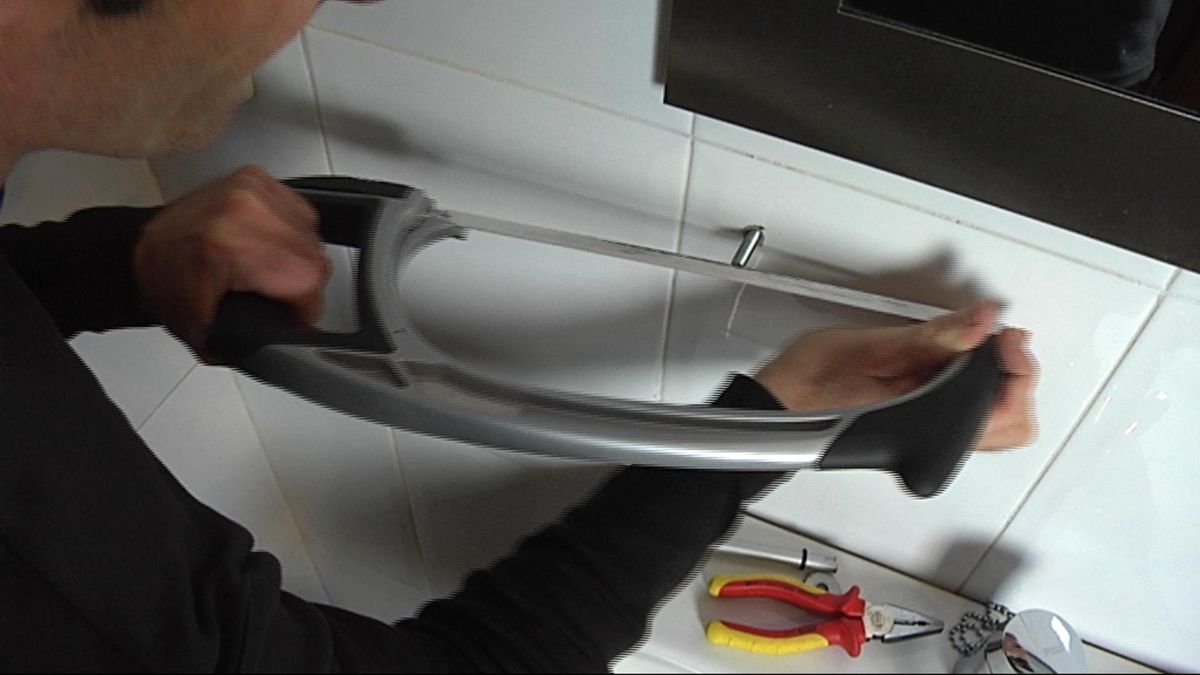 Extracción de varilla roscada paso 2