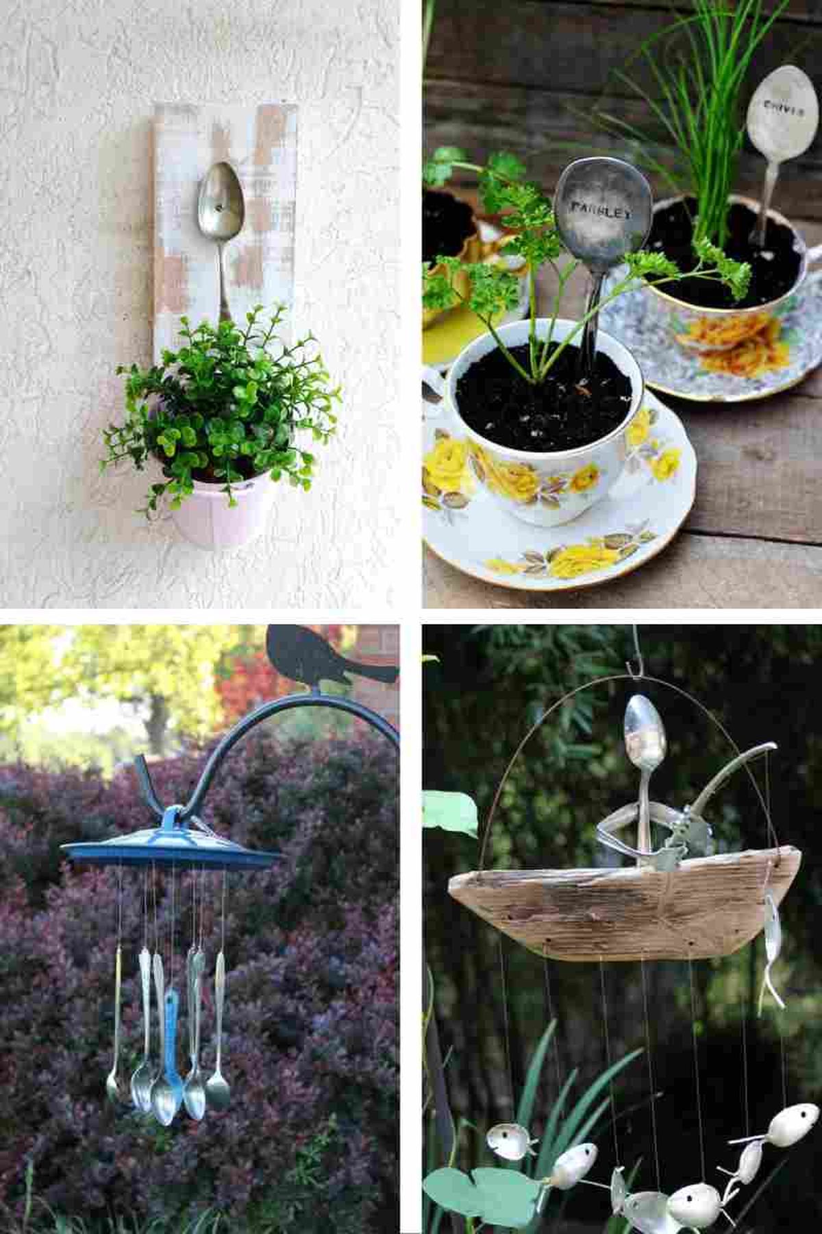 ideas reutilizar cucharas manualidades