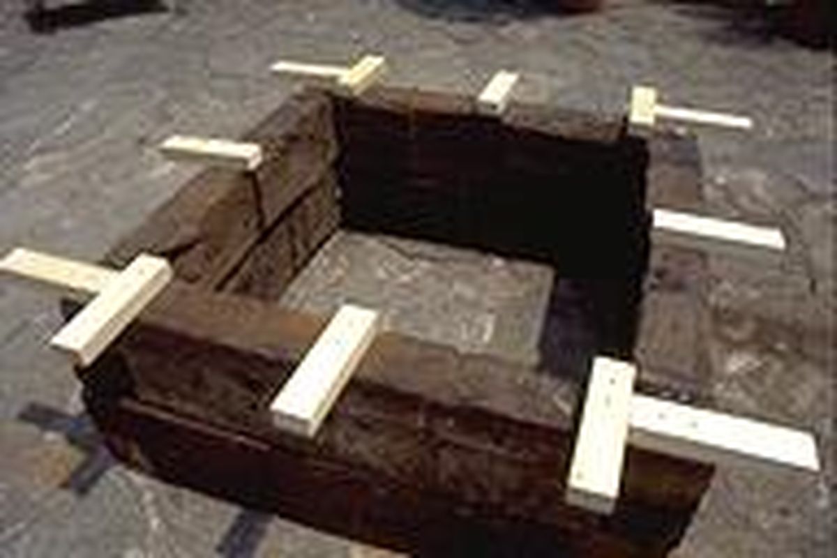 Jardinera o contenedor grande de madera paso 4