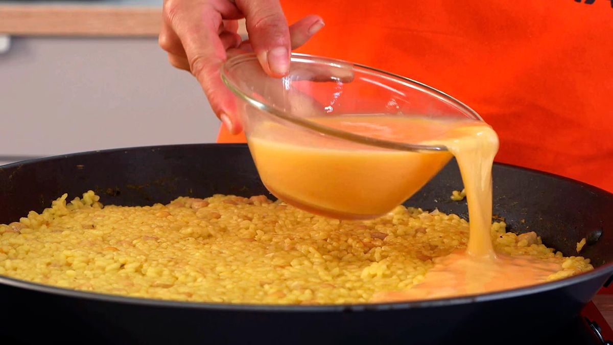 Receta de arroz con costra  paso 5